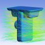 Computational fluid dynamics on the FiberscanONE low drag sensor head